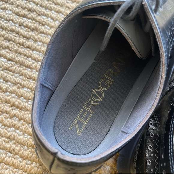 Cole Haan Women's Zerogrand Wing Ox Ironstone Brush Off Leather Distressed SZ 8 - Picture 12 of 12